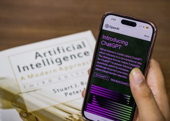 webpage of chatgpt a prototype ai chatbot is seen on the website of openai on iphone or smartphone