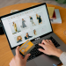 Pagamento online in tre rate visualizzato su uno smartphone